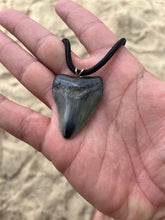 Handmade small Fossil Megalodon Tooth Necklace