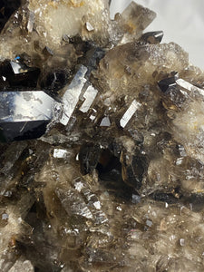 Huge 14lb Smoky Quartz Crystal Cluster from Arkansas for Sale - Fossil Daddy